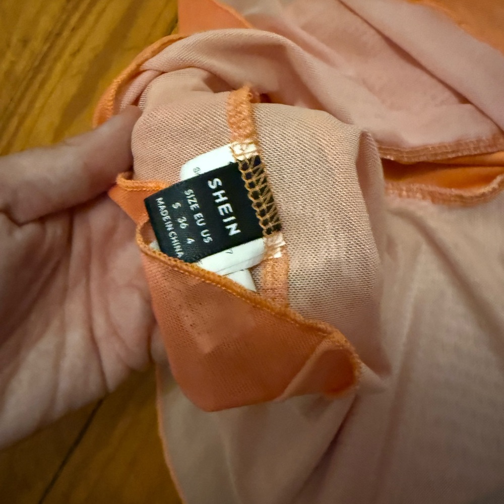 orange ombre tank top - Picture 3 of 3
